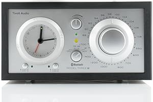 Tivoli Audio Model Three AM/FM Radio with Alarm Clock and Bluetooth - Black