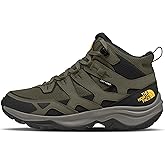 The North Face Men's Hedgehog 3 Mid Waterproof Hiking Boot - Leather & Ripstop, New Taupe Green/TNF Black, 7.5
