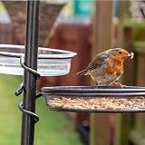Pelle & Sol Bird Feeder Station with 3 Feeders 2 Dishes Garden view 8