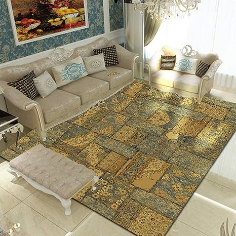 Amazon カーペット ダマスク柄 アンティーク 絨毯 シリーズ レトロ インテリア モダン 北欧 ゴシック 絵 リビング マット ラグ オールシーズン グッズ 癒し ヨーロッパ クリスマス 撮影 イベント 1 6 2m ホームパーティー プレゼント ラグ カーペット オンライン通販