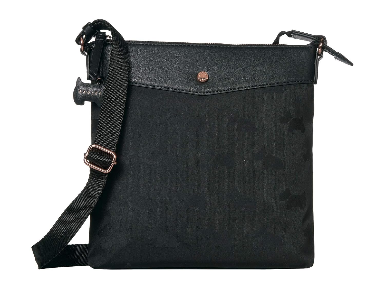 Buy Radley London Radley Jacquard Medium Zip Top Crossbody Black One