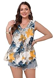 OFEEFAN Summer Outfits for Women Fashion Clothing