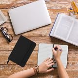 Lefute A6 Notebooks Pocket Journal 160 Pages PU Hardback Orange 80 Sheets view 7