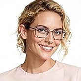 OCCI CHIARI Reading Glasses for Small Face Women Men Metal Lightweight Readers