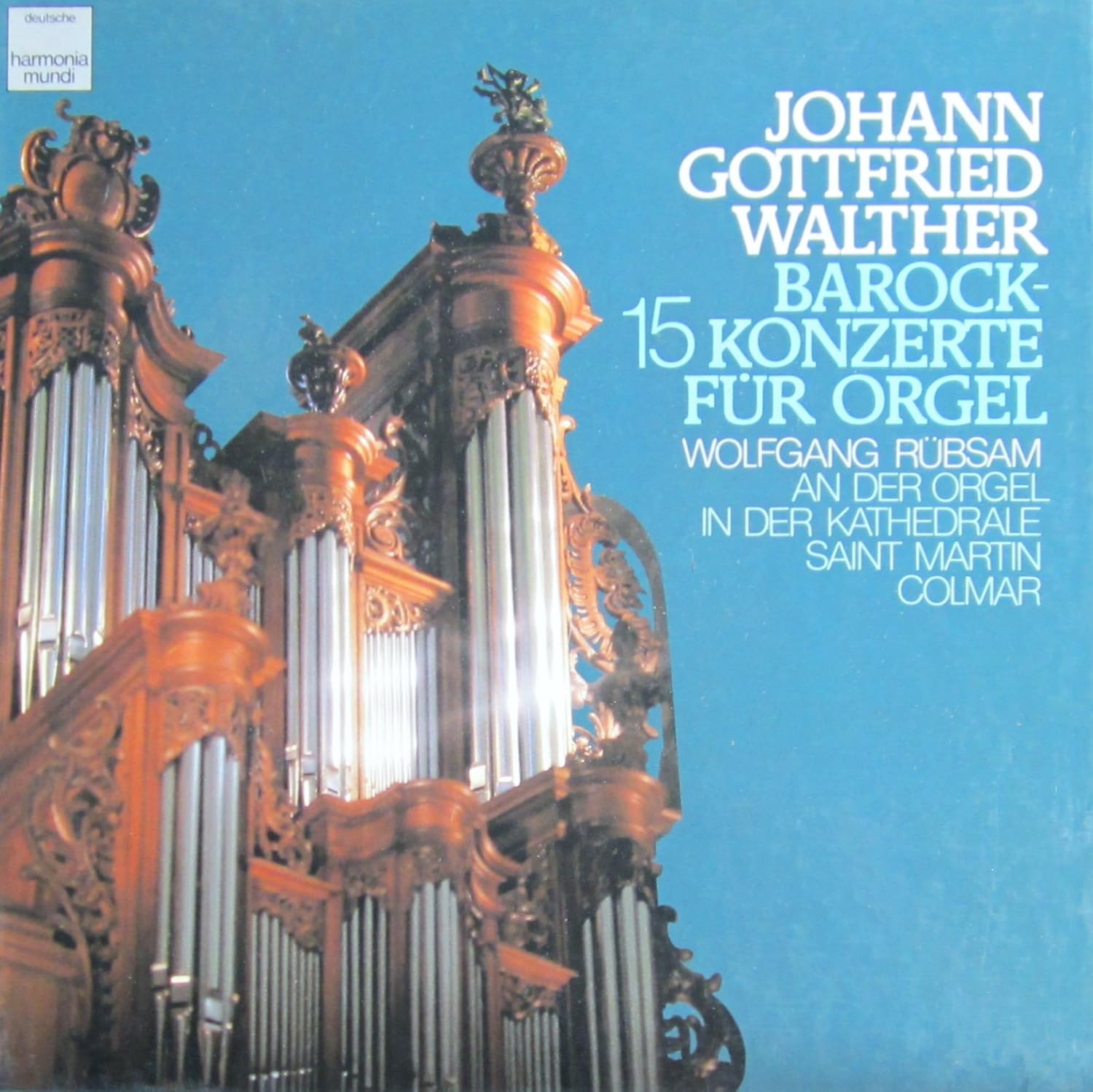 Walther: 15 Barockkonzerte für Orgel [Vinyl Schallplatte] [3 LP Box-Set ...