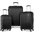 Samsonite Alliance SE Hardside Luggage with Spinner Wheels, Lightweight, 3PC SET (CO/MED/LG) SPINNER, BASS BLACK