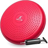 ProsourceFit Core Balance Disc Trainer, 14” Diameter with Pump for Improving Posture, Fitness, Stability