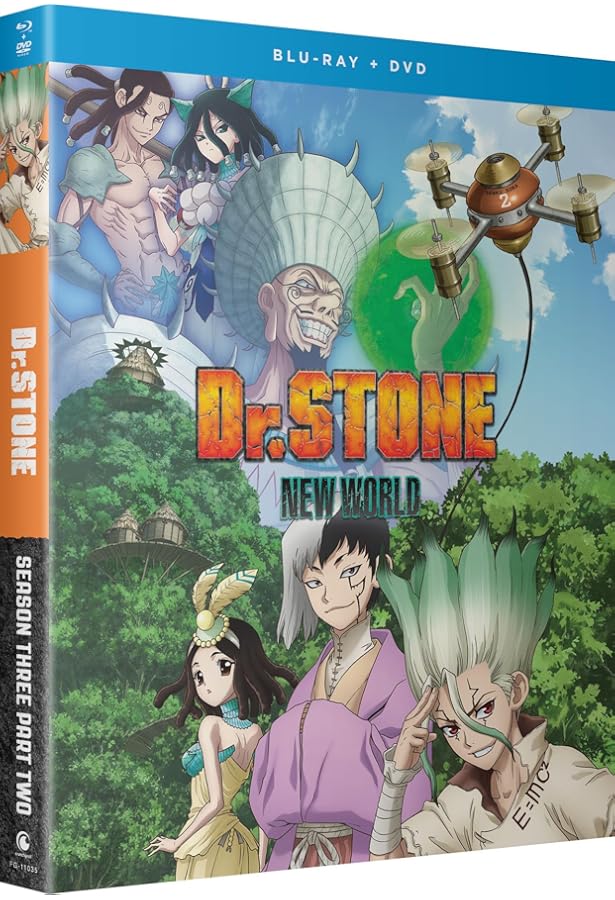 Amazon.com: Dr. Stone - Season 1 Complete - Blu-ray + Free