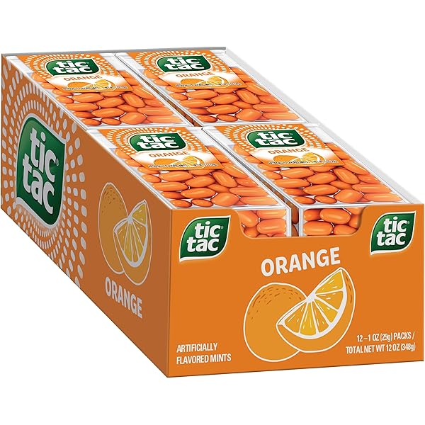 TicTac オレンジ 特大サイズ 54g×6個 Pack of Tic Tac Green