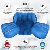 iMedic Microwaveable Neck Warmer Freezable Cold Therapy Wrap Blue view 2