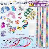 CITSKY Unicorn Hair Accessories Kit for Girls 5-12 Craft Toys Gift view 6