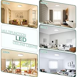 Brightever 7 Inch Flush Mount Ceiling Light, 12W