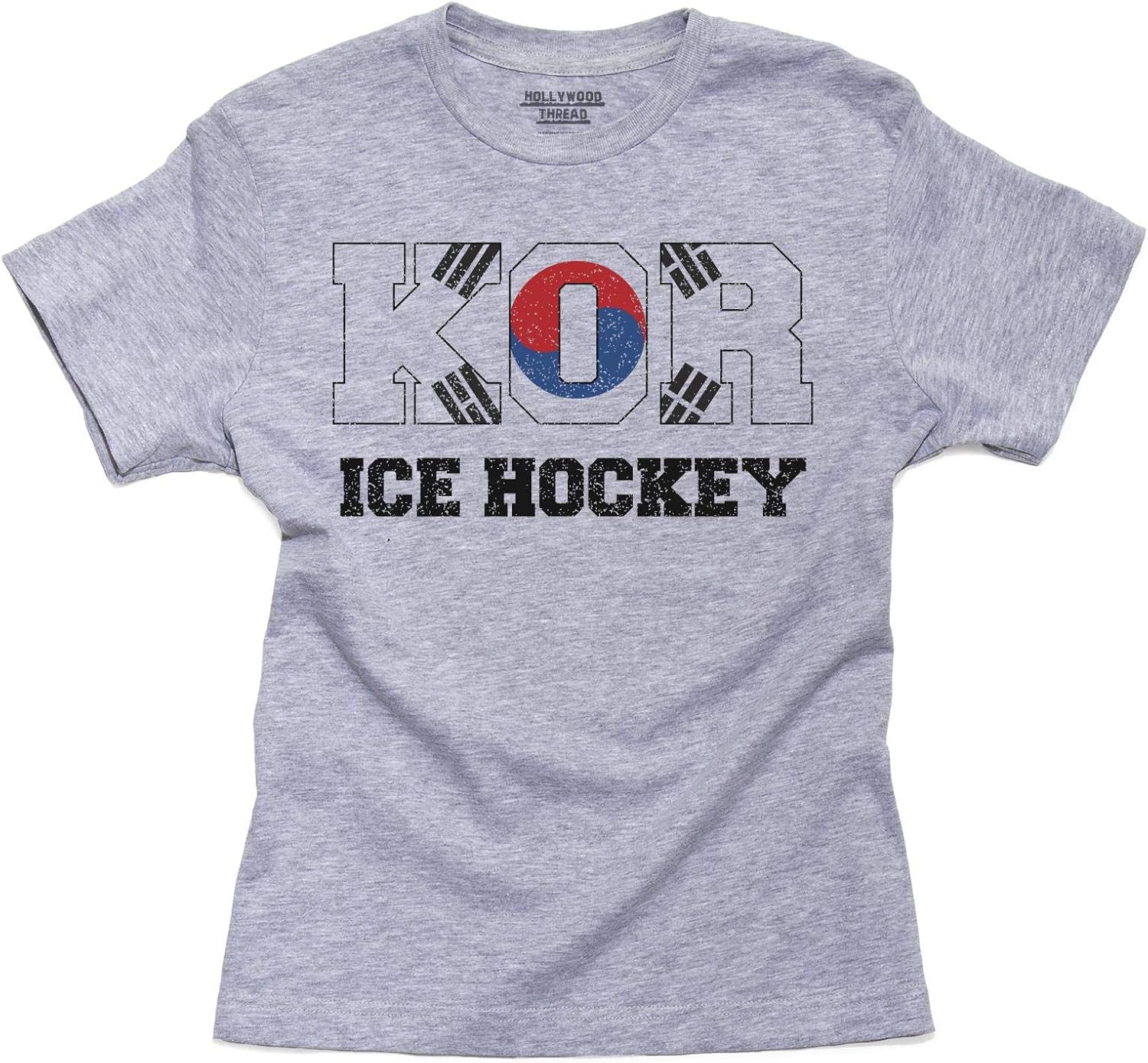 South Korean Ice Hockey Winter KOR Flag Boy's Cotton