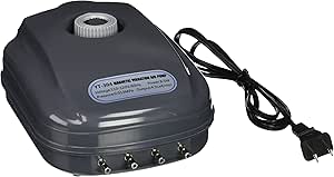 SUN YT-304 18 LPM Aquarium Air Pump with 4 Outlets, 8.5W, 120 Gallon