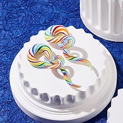 YOFANST 2pcs Glass Ear Tapers Plugs Handmade Spiral