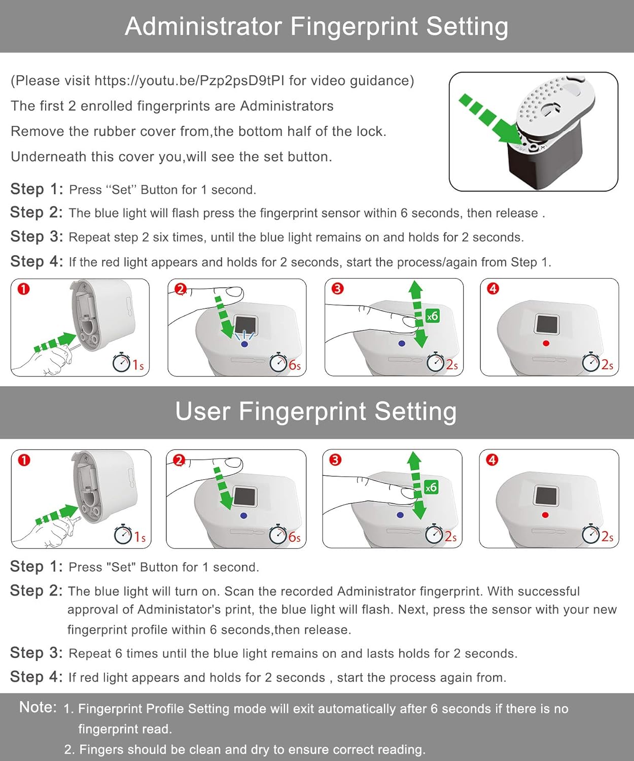 Bison Finger Trigger Lock Gun Locks Fit Most Handguns and Rifles 360 Degree Touch 1 Second Unlock Dust Resistant IP65 Ca Doj Approved Design : Sports & Outdoors