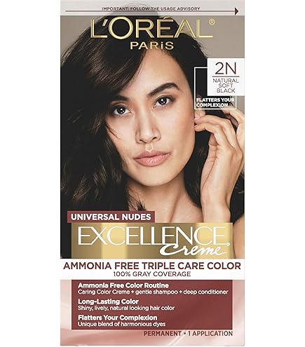 Amazon.com : L'Oreal Paris Excellence Crème Permanent Hair Dye