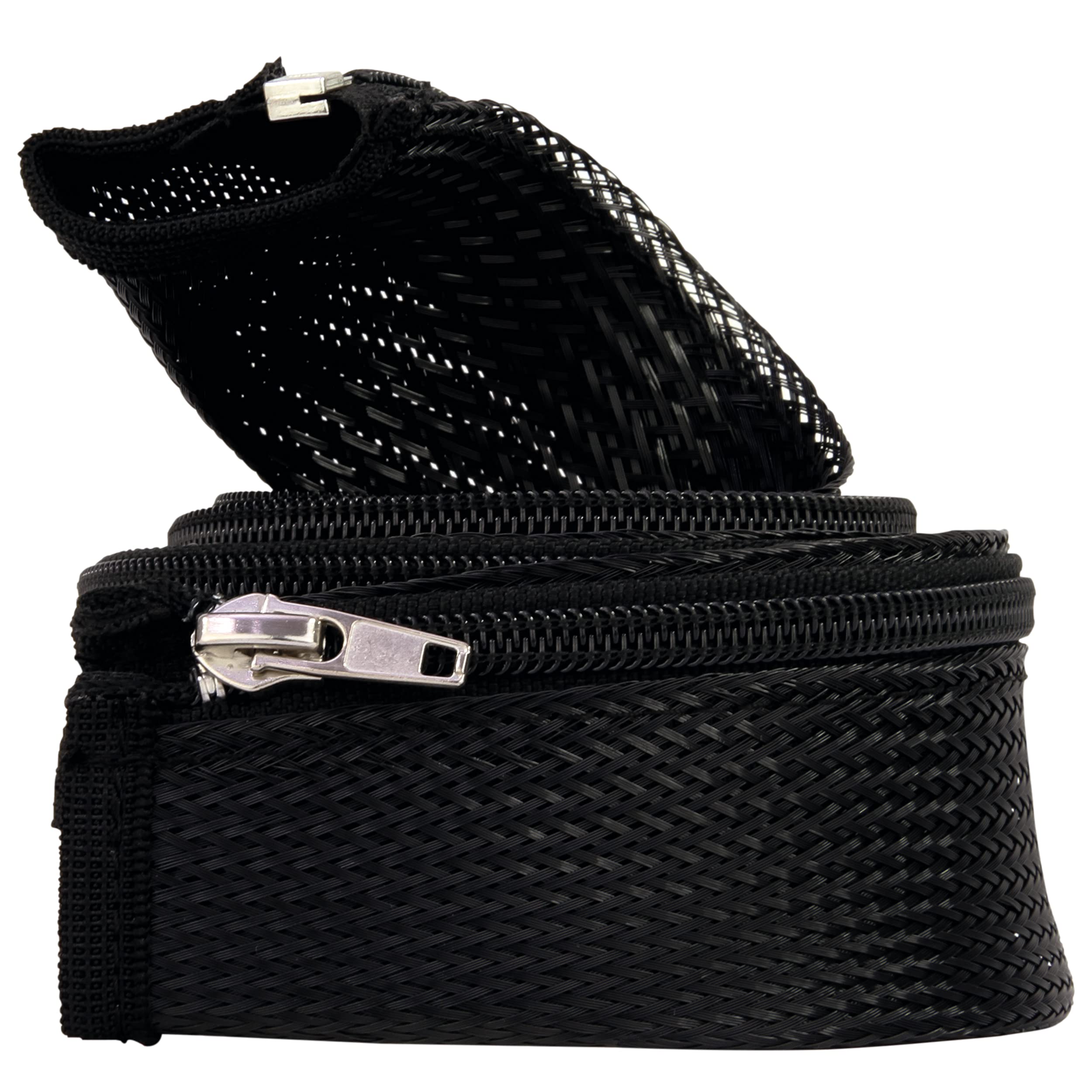 REV 0032210505 Cable Sleeve with Zip 150 cm x Diameter 4.5 cm Black