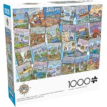 Buffalo Games Puzzle „Colores De Marrakech“ – 1000 Teile, Fertig 68x50 Cm, Inkl. Poster