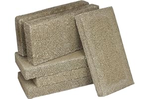 US Stove Company 2 Pound Outdoor FireBrick with Easy Installation for Fireplace Replacement Parts and Coal Burning Alternative (6 Bricks)