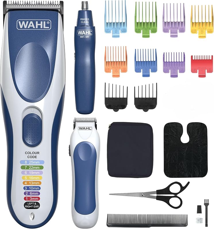 Colour Pro Kit cordless 3 in 1 per barba, orecchie e naso