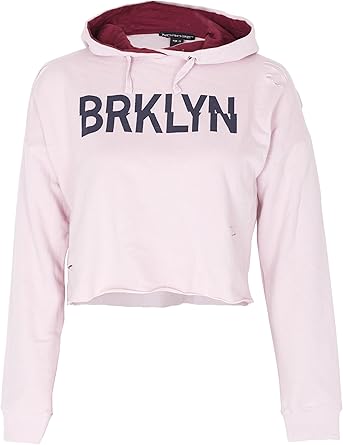 pink ripped hoodie