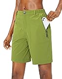 Pudolla Women's Quick Dry Stretch Hiking Shorts
