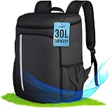 Tydi Cooler Backpack Insulated 30L Rucksack Picnic Camping Black