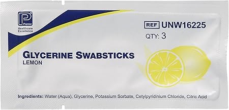 75 Mond Reinigen Swabs Citroen Gearomatiseerd Wattenstaafje Ideaal Voor Zachte Mondreiniging En Hydratatie Grootte 25 Sachets X 3 Swabs Amazon Nl