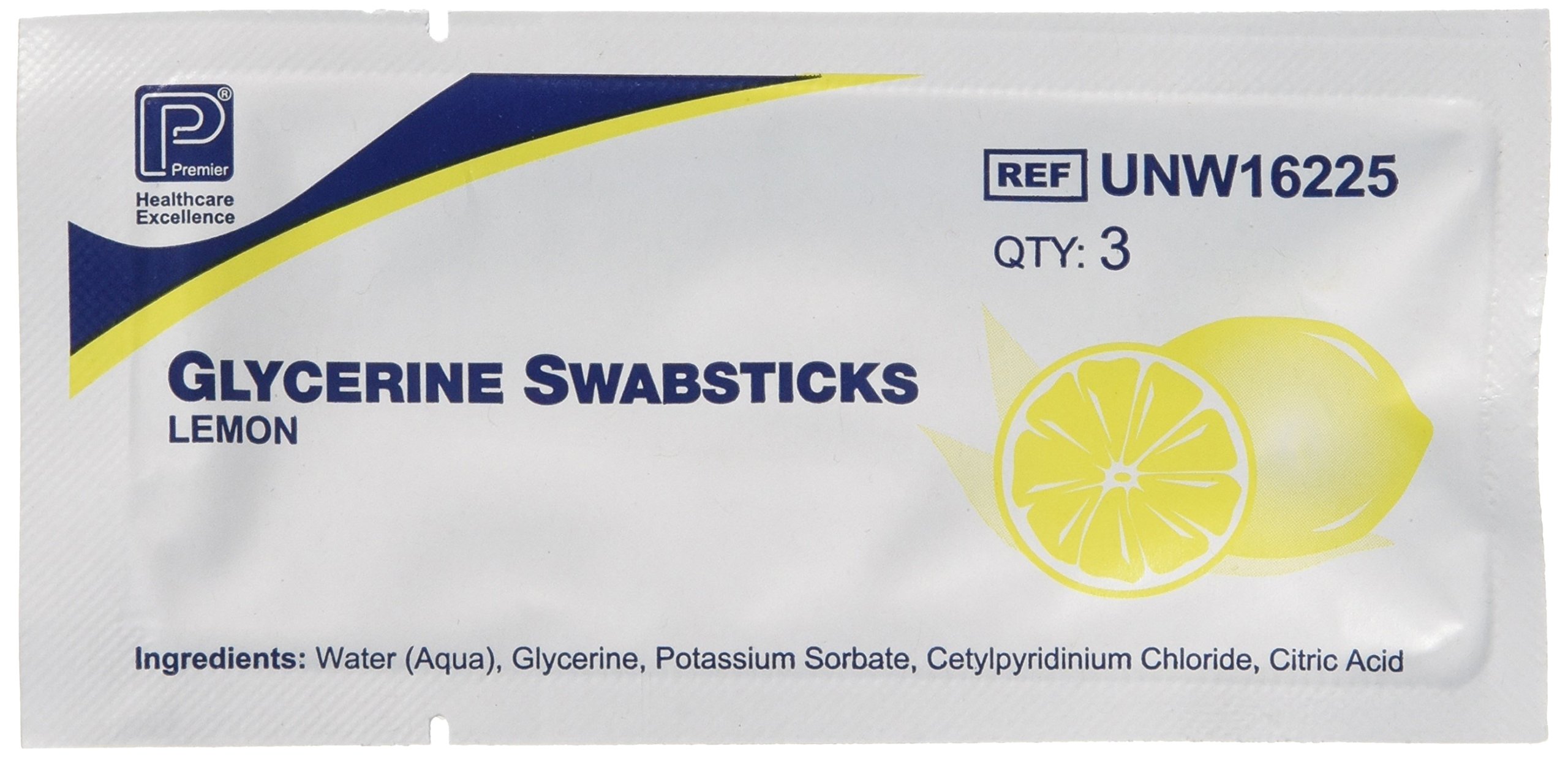 75 Mouth Cleaning Swabs. Lemon flavoured swab ideal for gentle mouth cleaning and hydration. Size 25 Sachets x 3 Swabs