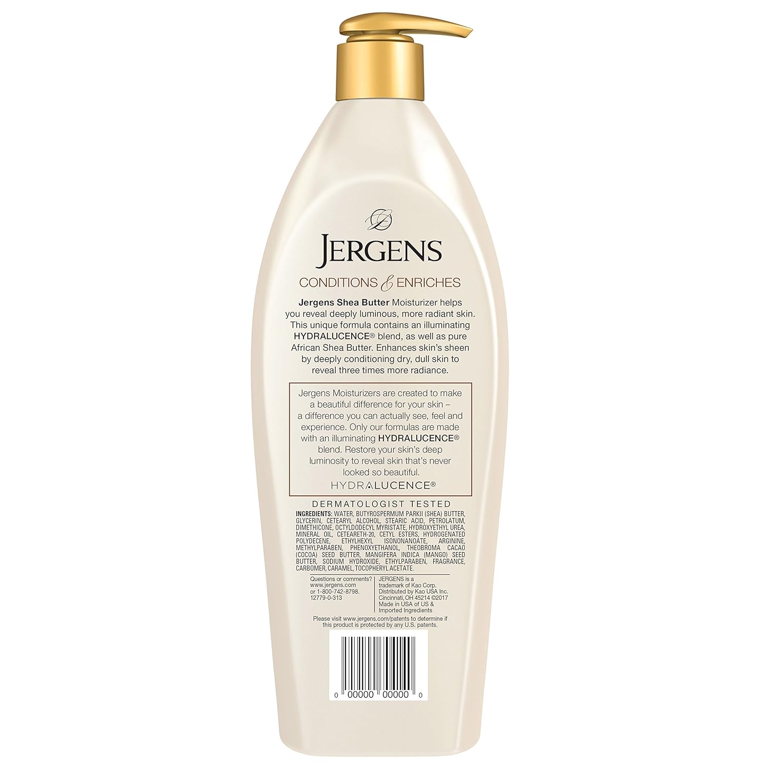 Jergens Shea Butter Deep Conditioning Moisturizer, 26.5 Fl Oz (Pack of 1) (Packaging May Vary) : Body Lotion : Beauty