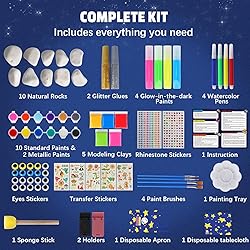 EPUMP Rock Painting Arts and Crafts for Kids Ages