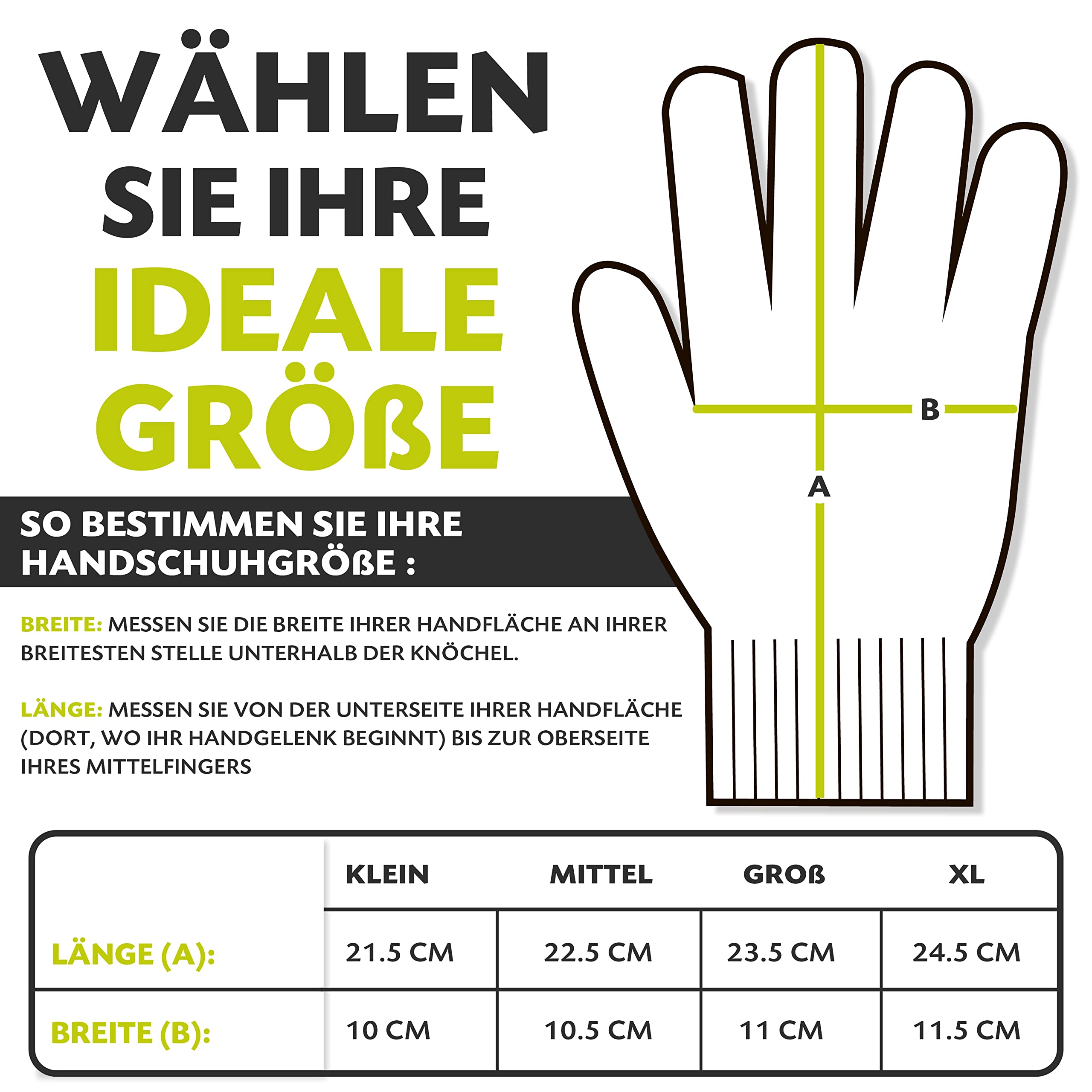 Twinzee Schnittschutzhandschuhe Premium 2 Stück – 1 Paar Stufe E (EN 388) Schnittfeste Handschuhe für Küche, Garten, Schneiden & Holzarbeiten - 1 Paar M 3