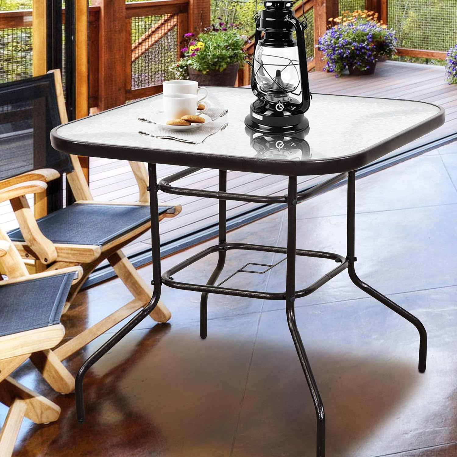 Best patio dining table top glass 30′