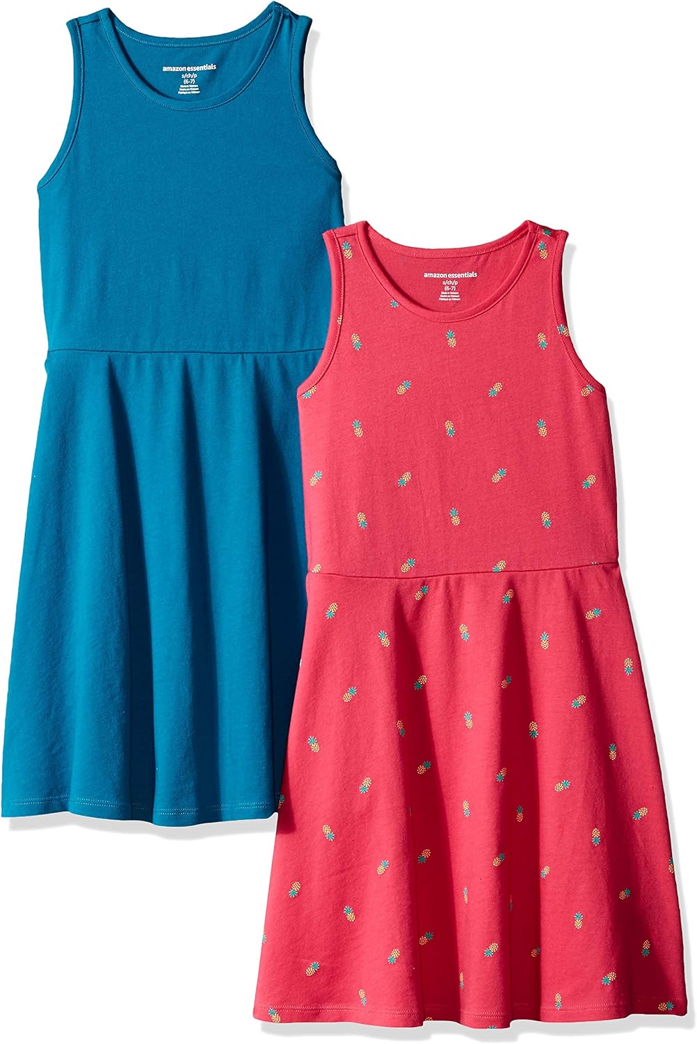 Amazon Essentials Girl's 2-Pack Tank Dress