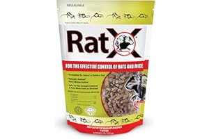 ECOCLEAR PRODUCTS PEOPLE, PETS & WILDLIFE EcoClear Products 620102, RatX All-Natural Non-Toxic Humane Rat and Mouse Killer Pellets, 3 lb. Bag