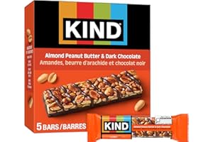 Kind Healthy Snacks Bars, Almond Peanut Butter & Dark Chocolate, Gluten Free, 7g Protein, 5 Count