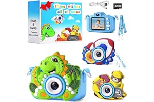 Kids Camera for Boys Toys Gifts: 3 4 5 Year Old Boy Birthday Gift, Blue Small Children Digital Camera for Kids, Kid Selfie To