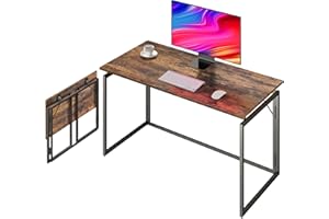 alawooder Folding Desk 30 Inch - No Assembly Small Foldable Desk for Small Space Minimalist, Space Saving Collapsible Compact Desks Portable Table for Craft, Writing, Study and Work