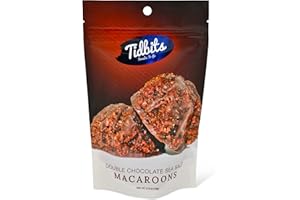 TIDBITS SNACKS TO GO Tidbits Gluten Free Macaroons To Eat, Classic Coconut Macaroon, Non Dairy Dessert 3.75 oz Pouch - Pack of 3