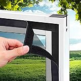 Window Screen Self Adhesive, 60x175cm Black Window