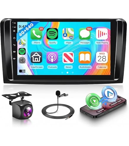 NHOPEEW Stereo Android 10 Pollici Per Mercedes Vito W447 (2014-2020) – Carplay Wireless, GPS, DSP 32EQ E Telecamera Posteriore - 4