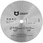 4-1/2 Inch 120T Circular Saw Blade for Wood Plywood Laminate Drywall Plastic – Wood Cutting Saw Blade with 3/8-Inch Arbor GRA