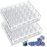 ZOENHOU 2 Pack 30 Grids Diamond Painting Storage