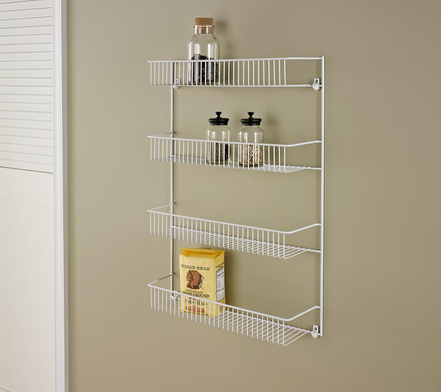 ClosetMaid 8033 4Tier Wall Rack, 18Inch Wide 75381280334 eBay