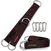 THEFITGUY Cable Extension Straps for Cable Machine Attachments &amp; Gym (Pair) | Multifunctional heady-duty straps with 5 length options for cable machines, handles, ropes, pull-up bars &amp; more
