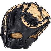 Mizuno Franchise Baseball Training Catcher's Mitt 30" | Baseball FIELDERS MITT | RH Black-TAN