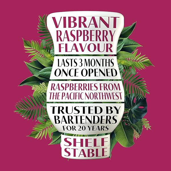 RASPBERRY REAL INFUSED SYRUP