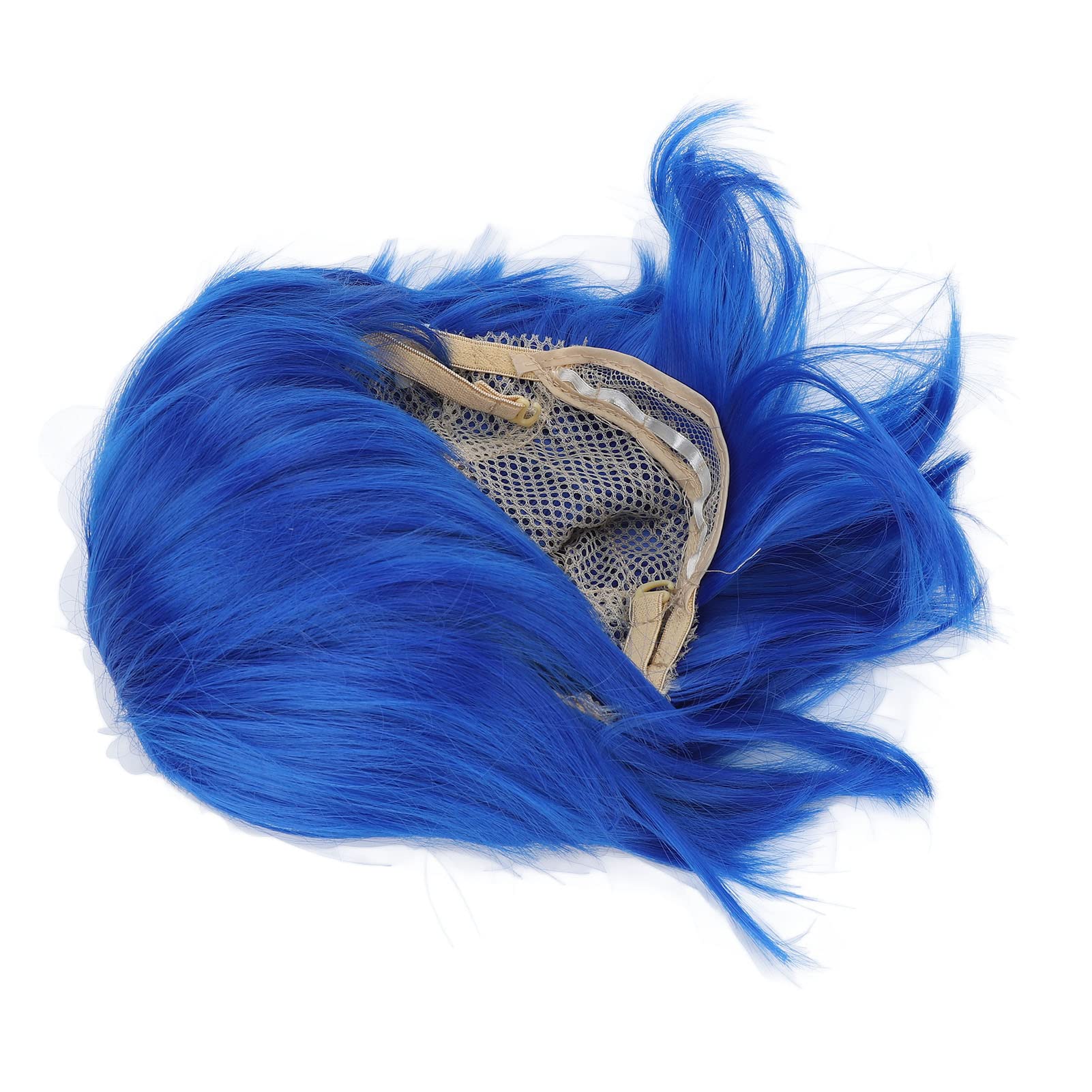 Costume Wigs, Blue Artificial Hair, Cosplay Wigs, Natural Look, Fashionable, For Men, For Role Play, Halloween Parties