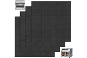 GCQ Oven Liners for Bottom of Oven,12"x12" Reusable Non-Stick Heat Resistant Toaster Liners Toaster Mat for Emeril Lagasse 26